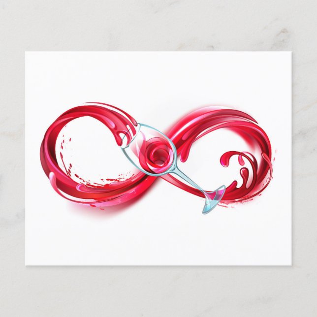 Infinidade com vinho tinto (Frente)