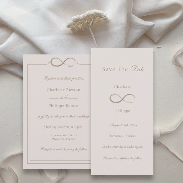 Infinity Love Rosas claro Salvem O Casamento De Da (Criador carregado)