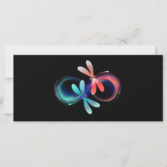 Infinity with glowing dragonflies (Frente)