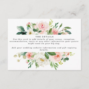 informação de detalhes floral do casamento do boho