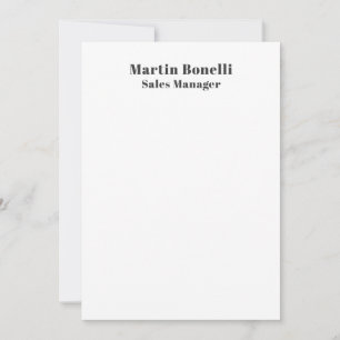 Informação Simples de Nome Próprio Profissional Cl