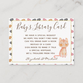 Informações Bebês Biblioteca Livro de Solicitações Cartão Prin