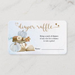 Informações Cartão Azul Fralda Chá de fraldas do Tema do Livro