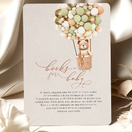 Informações Cartão de Acompanhamento de Livros de Bebê Balões 