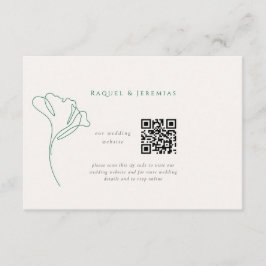 Informações Cartão de Acompanhamento de Site de Casamento Esme