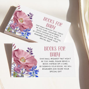 Informações Cartão de acompanhamento para flores livros para b