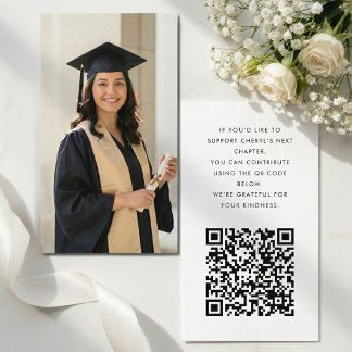 Informações Cartão de Acréscimo QR para Fundo de Formatura Min