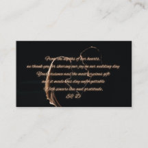 Cartão de Agradecimento de Casamento com Foto Escu