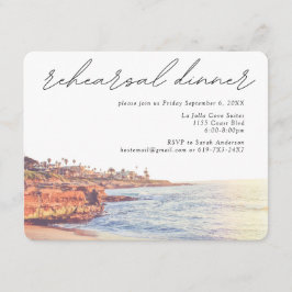 Informações Cartão de Casamento de Janto de Ensaio La Jolla