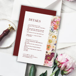 Informações Cartão de Casamento Sanguíneo GRACEFUL 002