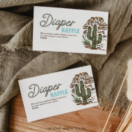 Informações Cartão de Chá de Bebê com Sorteio de Fraldas de Co