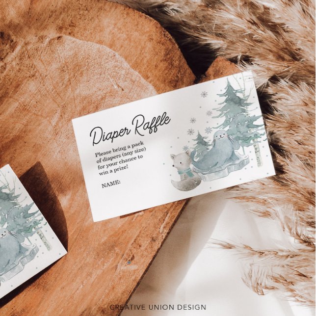 Informações Cartão de Chá de fraldas Raffle para Fralda de Ani (Criador carregado)