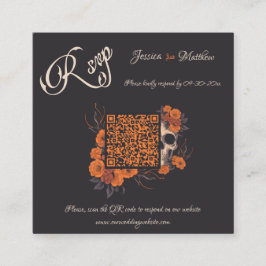 Informações Cartão de confirmação de presença com código QR mi