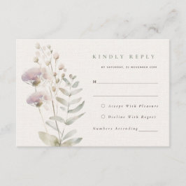 Informações Cartão de Confirmação de Presença de Casamento com