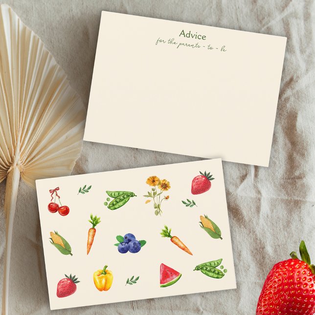 Informações Cartão de Conselho para Chá de Bebê no Mercado de  (Criador carregado)