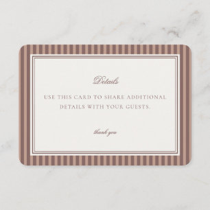 Informações Cartão de Detalhes do Amor em Infusão de Martini d