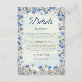 Informações Cartão de Detalhes do Casamento da Fronteira de Fl