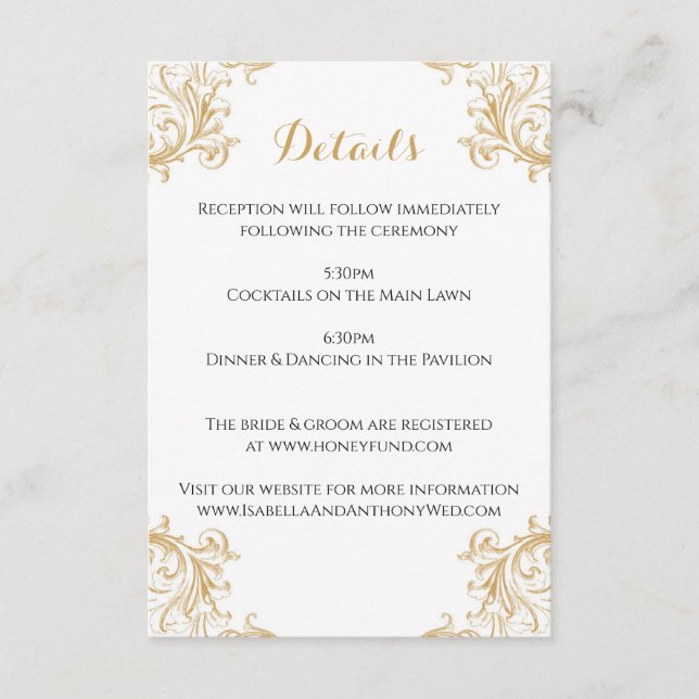 Informações Cartão de Detalhes do Sol Emaranhado (Frente)