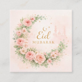 Informações Cartão de Eid Mubarak Floral em Aquarela – Isla Ro