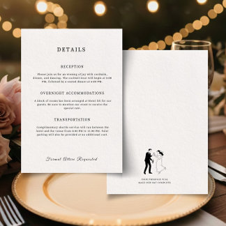 Informações Cartão de Enclausuramento Clássico Elegante Minima