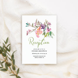 Informações Cartão de Enclausuramento de Casamento Floral Cere
