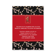 Cartão de Enclausuramento de Cerejeiras Preta e Ve