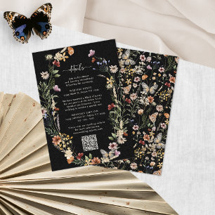 Informações Cartão de Enclausuramento de Flores Silvestres Boh