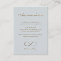 Cartão de Enclausuramento de Hotel de Casamento co
