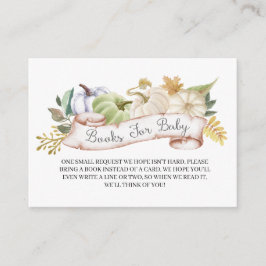 Informações Cartão de Enclausuramento de Livros de Outono Abób