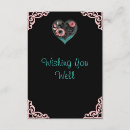 Informações Cartão de Enclausuramento Elegante Quilled Heart W