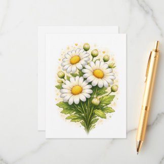 Informações Cartão de Enclausuramento Floral Daisy