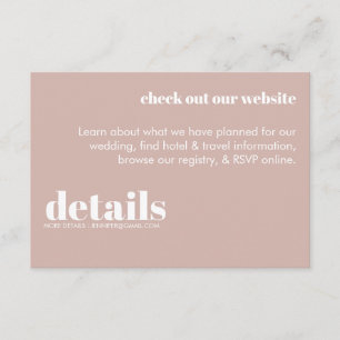 Informações Cartão de Enclausuramento Modern Retro