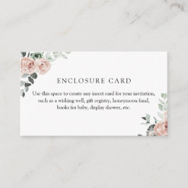 Informações Cartão de Enclausuramento Personalizado Floral Bru