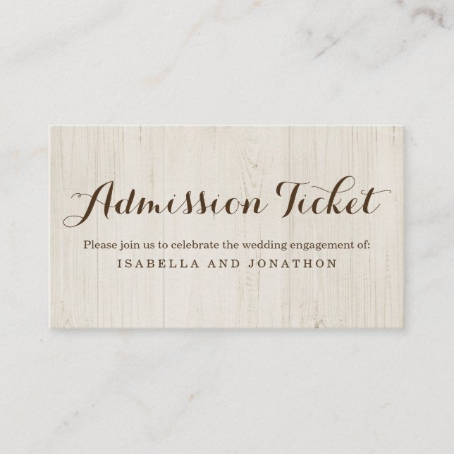 Informações Cartão de Enclosure de Bilhete de Admissão Russo (Frente)