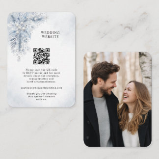 Informações Cartão de Enclosure de Noivado de Inverno com Frut