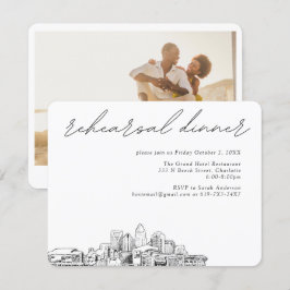 Informações Cartão de Enclosure Elegante De Charlotte Wedding