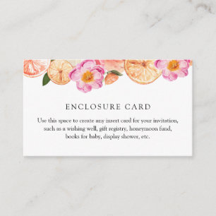 Informações Cartão de Encomenda Personalizado com Flores Cor-d