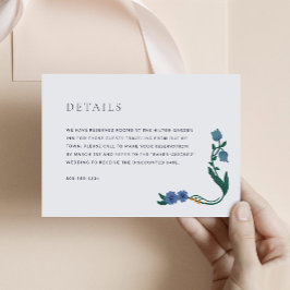 Informações Cartão de Envio de Acomodações Elegantes Art Deco