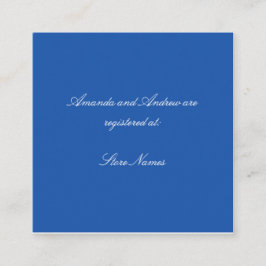 Informações Cartão de Envio de Chá de Noiva em Chinoiserie Azu