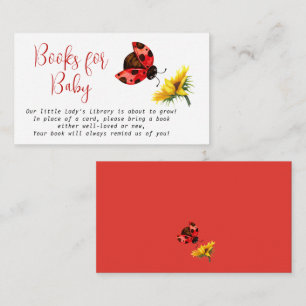 Informações Cartão de Envio de Livros Little Ladybug Sunflower