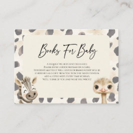 Informações Cartão de Envio de Livros Safari para Bebê Wild On