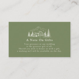 Informações Cartão de Envio de Presente de Casamento Sage Moun