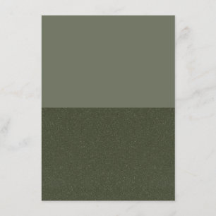 Informações Cartão de Envio Half & Half Verde Musgo – Personal