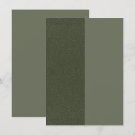 Informações Cartão de Envio Half & Half Verde Musgo – Personal