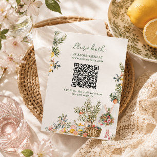 Informações Cartão de Envio para Chá de Noiva Fresh Off the Ma