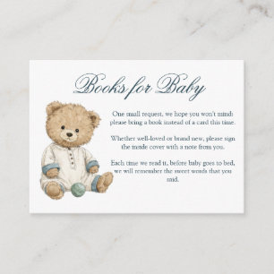 Informações Cartão de Envio para Livros para o Bebê Teddy Bear