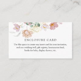 Informações Cartão de Envio Personalizado Pink Blooms