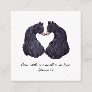 Informações Cartão de Escritura Bear in Love