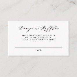 Informações Cartão de Fralda de Raffle Floral de Watercolor Fl