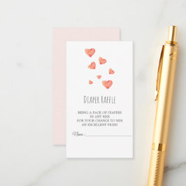 Informações Cartão de Fralda Raffle de Coração d'Água